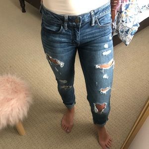 American Eagle Stretch Ripped Jeans
